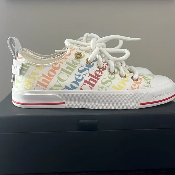 SEE BY CHLOE Colorful Tennis Sneakers - Picture 6 of 9